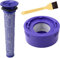 LAPONO Filtro for Dyson V8 V7 Ricambi,HEPA Post Filtri Lavabile Pre Filtro Aspirapolvere Senza Fili v8 Ricambio con Spazzola Pulizia per Absolute Animal Motorhead Sostituire Parti 967478-01,965661-01