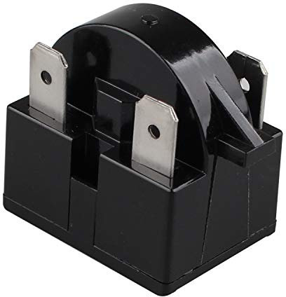 Futheda 15 Ohm 3 Pin Refrigerator PTC Starter Relay Black