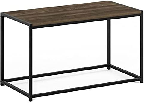 Furinno Mesas de café, Metal, Columbia Nogal, 40 x 76.2 x 44.45 cm