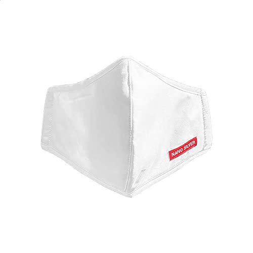 JaTop Mund-und Nasen-Maske waschbar 60 Grad aus Baumwolle dreilagig Neue - Technologie, jetzt mit Soft- Nasenbügel für perfekten Sitz