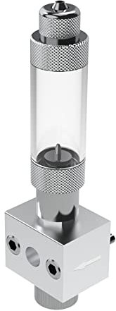 FZONE Pro Series Aquarium Two-Stage CO2 Pressure Regulator Adjustable Output Pressure with DC Solenoid and Integrated High-Precision Needle Valve and Bubble Counter (Stage)