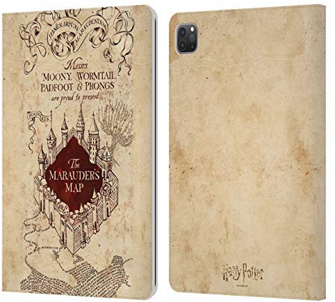 Head Case Designs Offizielle Harry Potter The Marauder's Map Prisoner of Azkaban II Leder-Wallet-Hülle Kompatibel mit Apple iPad Pro 11 2020/2021 / 2022