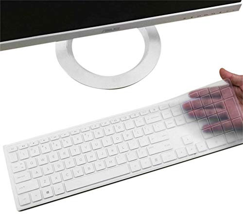 Tastaturabdeckung für HP Pavilion 27 All in One PC xa0050/xa0055ng/xa0080/xa0014/0370Nd/0010Na/0076Hk/0370Nd, HP Pavilion 24 xa0020 Xa000 2A Xa0032 xa0013w Tastaturabdeckung, transparent