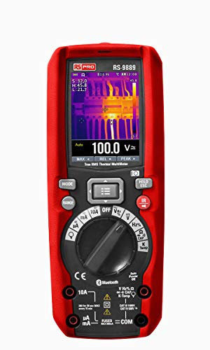 RS PRO RS-9889 HandDigital Bluetooth Multimeter, CAT III, CAT IV 1000V ac / 10A ac, 60MΩ