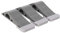 FiNeWaY 3 Door Wedge Heavy Duty Rubber Door Wedge with Holder - Non-Slip Door Jammer - Ideal for Homes, Offices and Workshops - Grey