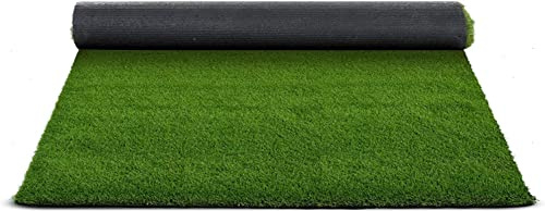 Floordirekt Premium Kunstrasen Tosca | Rasenteppich | Rollrasen | Polhöhe: 35 mm | Robust & UV-stabil | Kunststoffrasen | Garten-Rasen | Rasen für Balkon, Terrasse & Garten (200 x 400 cm)