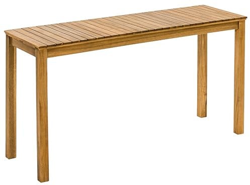 Dehner Balkontisch Macao, ca. 142 x 75 x 40 cm, aus FSC® - zertifiziertem Akazienholz, natur