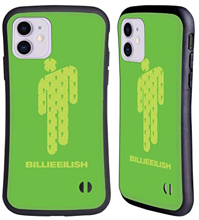 Head Case Designs Offiziell Offizielle Billie Eilish Blohsh Gruen Schluessel Kunst Hybride Handyhülle Hülle Huelle kompatibel mit Apple iPhone 11