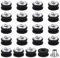 Yuehuabao M6 Motorrad Gummitüllen 20 Stück Peugeot Verkleidungsschrauben Gummimuttern Kit Draußen Motorcycle Rubber Grommets Verkleidungen Windschild Ersatzzubehör Verkleidung Schrauben