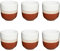 Secret de Gourmet - Lot de 6 Tasses à Café Sofia 14cl Terracotta