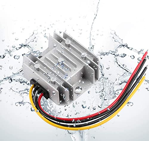 Protooma Convertidor de CC 12 V 24 V a 5 V 10 A 50 W, regulador reductor, módulo adaptador de corriente, transformador para transformador de bajo voltaje de coche