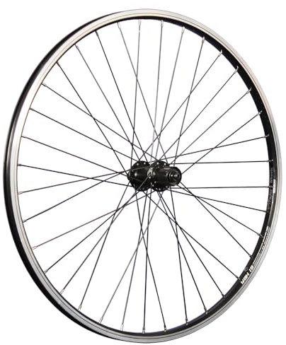 26 Zoll Fahrrad Hinterrad Hohlkammer Felge Shimano FH-TX500 7-10 Fach QR schwarz