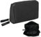 Nylon Borsa da Toilette da Viaggio, Impermeabile Makeup Bag Beauty Case Piccolo,Nero Borsa Cosmetica da Viaggio,Borsa Porta Trucchi da Viaggio,Facile da Trasportare Pochette Piccola Cosmetica Bag