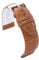 diloy Sportliches gepolstertes Uhrenarmband Rindsleder Krokoprägung quadratisch – Größen 14mm 16mm 18mm 20mm 22mm 24mm 26mm 28mm 30mm – Elegant und widerstandsfähig 368 Hellbraun 26mm