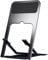 sjjjs Support Téléphone Portable, Support Pliable en Plastique Ajustable Porte Smartphone Voyage Accessoires Bureau Compatible avec iPhone 16 15 14 13 Pro Max Samsung xiaomi Android etc (Noir)