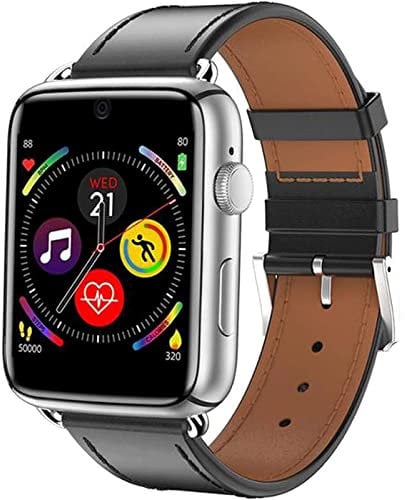 ZUMAHA New 1.88'' IPS Screen Smart Watch, Phone Watch Built-in Nano SIM Card Slot, Heart Rate Sensor GPS Pedometer Sports Watch Wrist Watch