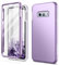 SURITCH Kompatibel mit Samsung Galaxy S10e Hülle Handyhülle mit Integriertem Displayschutz 360 Grad Komplettschutz Schutzhülle für Samsung Galaxy S10e 5.8 Zoll(Lila)
