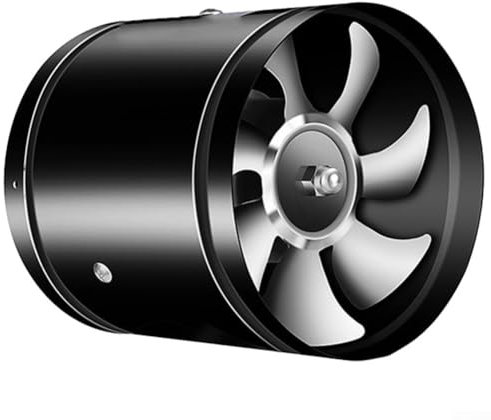 AIDNTBEO 150mm Extractor Fan,Smoke Extractor Duct Fan Two-way Air Supply Pipe Fan Kitchen Household Industrial Extractor Fan(black)