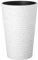 PFLife 42 * 28 * 20CM Macetas para Exteriores, Maceta Grande para balcón, Maceta de plástico para el hogar, balcón, jardín Interior (Blanco, pequeño)