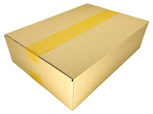 dimapax Faltkarton 350x250x100 mm - Kartonagen Faltkarton Kartons Päckchen (braun, 100)