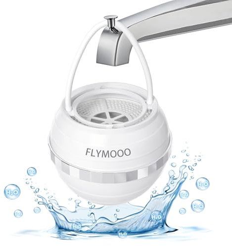 Bath Water Filter for Tub Faucet - Kinder Filter for Bathtub - 8 Stages Bathtub Water Filter Reduces Contaminants for Softer, Smoother Skin - 2,500 Gallons of Filtration, BPA Free (White)