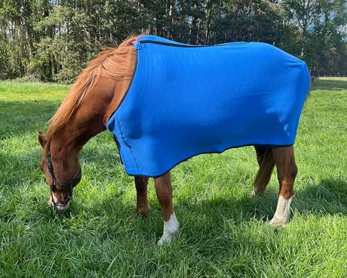 Brama-West - Coperta in pile per cavalli, traspirante, taglia 135