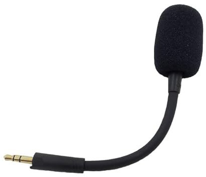 Yaowanguan Barracuda X Micrófono,Mic Reemplazo Desmontables 3.5mm Game Boom Cancelación Ruido Micrófono con Espuma para Razer Barracuda X Auriculares Inalámbricos Multiplataforma(Negro)