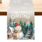 Aitsit Weihnachten Tischläufer Schneemann Weihnachtsdeko Winter Wasserabweisend Tischläufer Modern Weihnachtstischläufer Für Drinnen Und Draußen Esstisch Dekoration 40×180cm (Weihnachtsschneemann)