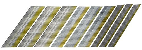 Shovelmty Lot de 900 clous d'angle de calibre 15 à 34 degrés Accessoires métalliques Air Row Nail
