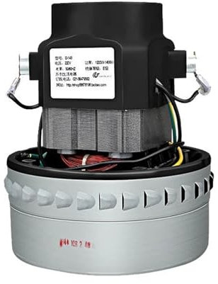 YRTRTTU Motor de aspiradora Industrial HLX-GS-A3BF501B, 1500W, 220V de diámetro 143MM, Compatible con Jinba, Motor de aspiradora AS60-2 AS80-3 A-049