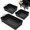 TNEDFOD 3 Piezas Molde Silicona Freidora, para Ninja Foodi AF500EU 10,4 L 5,2L, Reutilizable Accesorios Freidora, Air Fryer Accessories Freidora de Aire Caliente para Ninja AF500EU Oscuro