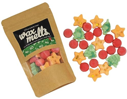 Wax Melts Ho! Ho! Ho! | 100 g Duftwachs für Duftlampen, Schmelzwachs, Duft nach süß-sauren Cranberries, Reifen Orangen sowie Walcholder & Zypressen