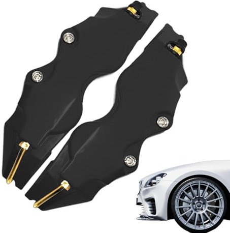 Cubierta de pinza de freno, 2 unidades, cubierta de cubo de rueda, cubierta de pinza de freno de coche, cubierta de pinza de freno de coche, cubierta protectora universal para freno de rueda de coche