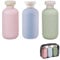 FDRJKN 3 Pcs 200ml Plastic Bottles, Travel Bottles, Travel Bottles For Toiletries, With Bag, Refillable Travel Container, With Flip Cover, Suitable For Hair Conditioner, Lotion