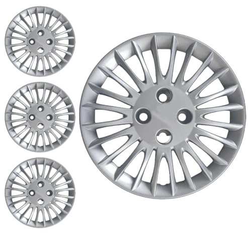 SERIE 4 BORCHIE - 4 COPRICERCHI COPPE RUOTA 14 PER LANCIA YPSILON 06->