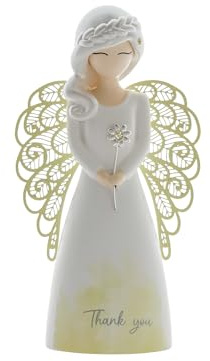 You Are An Angel Thank You Figurine, White