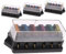 ABOOFAN 4 Pièces Porte-fusible bloc de fusibles à 6 voies bloc de fusibles automobiles tableau électrique pour bateau boîte à fusibles pour bateau Plastique Black