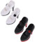 HOMOBABE 2 Paare Miniatur Puppen High Heels Schwarz Rot Puppenzubehör für Puppen für Kreative Spielideen Hochwertige Verarbeitung zum Dekorieren und Verzieren