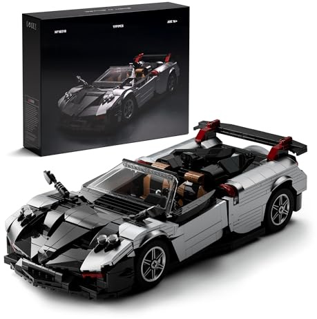 Nifeliz Auto-Modellbausatz für Erwachsene, Maßstab 1:14 Sammlerauto Sportwagen Klemmbausteine Auto, eine ideale Geschenkidee für Zuhause oder das Büro (1,191Teile, NF10318)