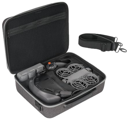 CERFFOOL Borsa di Stoccaggio Rigida per DJI Neo 2 Motion Fly More Combo Borsa da Viaggio per DJI Goggles N3 Custodia Protettiva Impermeabile e Antigraffio con Tracolla Accessori per Drone