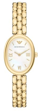 Emporio Armani Damen 28MM Goldfarbene Edelstahl Uhr, AR11777