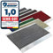 Floordirekt PRO Repräsentative Fußmatte Profi Brush - Testurteil Sehr Gut - Schmutzfangmatte mit Alu Rahmen für außen und innen - Verschiedene Bürsten Farben und Größen (40x60cm Schwarz)
