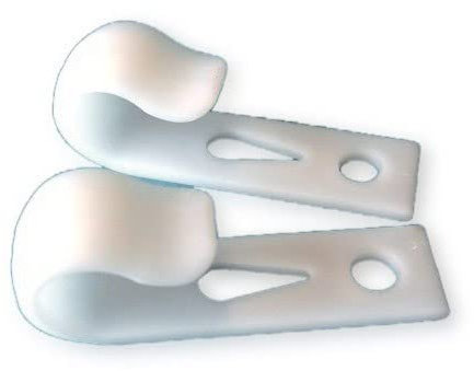 Boote & Yachten Kantschuster Fenderclip Kunststoff weiß für Reling