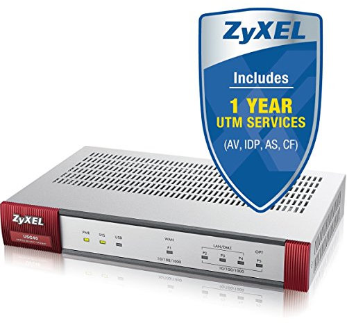 ZyXEL USG40 UTM Firewall VPN Router W/1 YR CF AV IDP AS / USG40 /