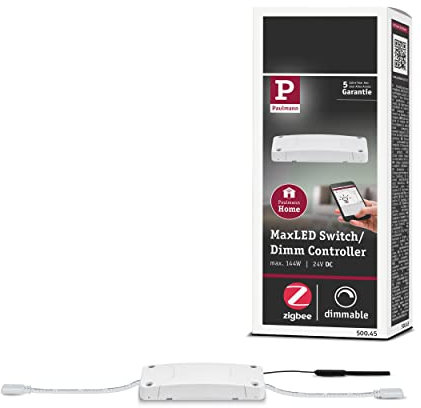 Paulmann 500.46 Smart Home Zigbee Maxled Tunable White Controller max. 144W 24V DC Schaltgerät 50046 - Amazon Echo Plus kompatibel