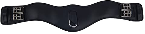 Collegiate Anatomic Dressage Girth, Black, 85cm/34