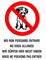 Trade Shop Traesio Cartello Adesivo Metallo, Vietato Ingresso Ai Cani, Indicazioni Segnaletica Targa