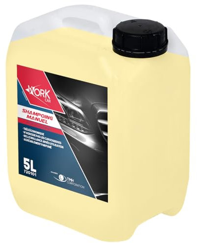 Workcar Shampoo auto lavaggio mano 5 l – Detergente versatile carrozzeria lavaggio a mano