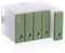AhfuLife CD/DVD/Blu-ray Aufbewahrung Boxen Farbenfrohe, DVD Box Platzsparende Transport-Hüllen, CD Hüllen für Auto und Zuhause bis zu 120 Discs Ideal für Geschenke (Grün)