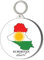 Gift Insanity KURDISTAN FLAG MAPPED SMALL 45mm KEYRING